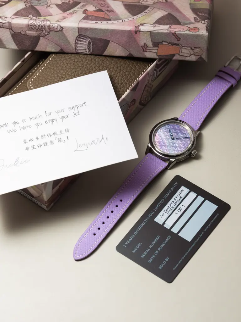 Selten x Watch Ho & Co, Jui Bauhinia, Purple Unique Piece Image 1++
