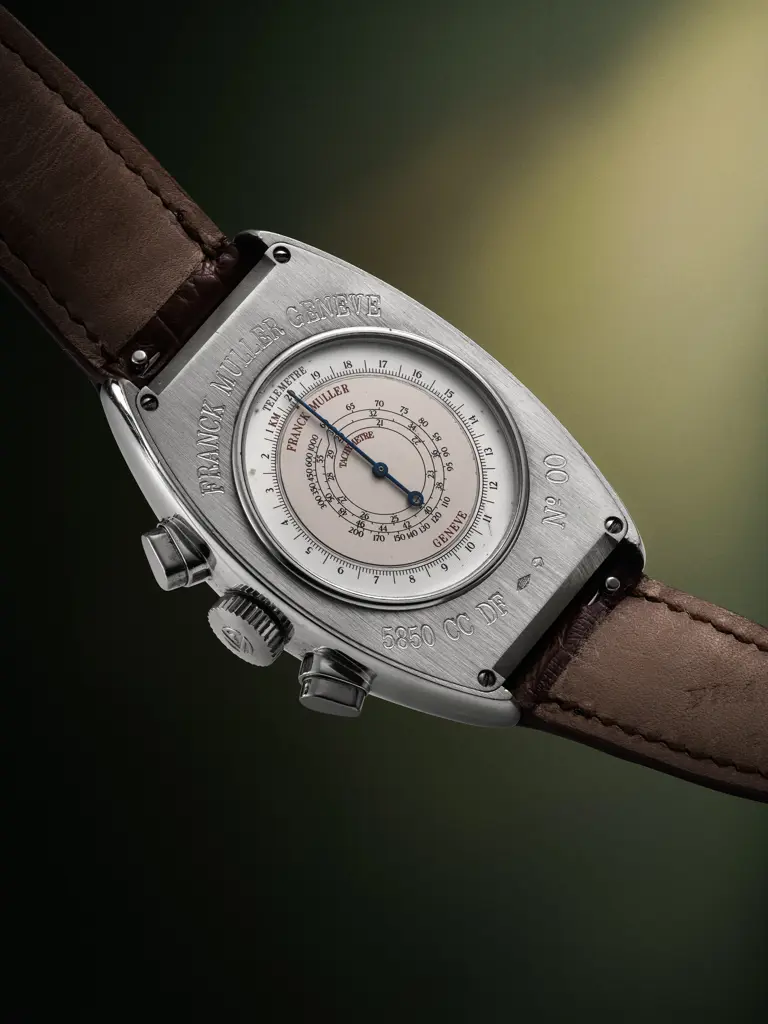 Frank Muller - Prototype "No. 00" Ref. 5850 CC DF, in platinum Image 1++