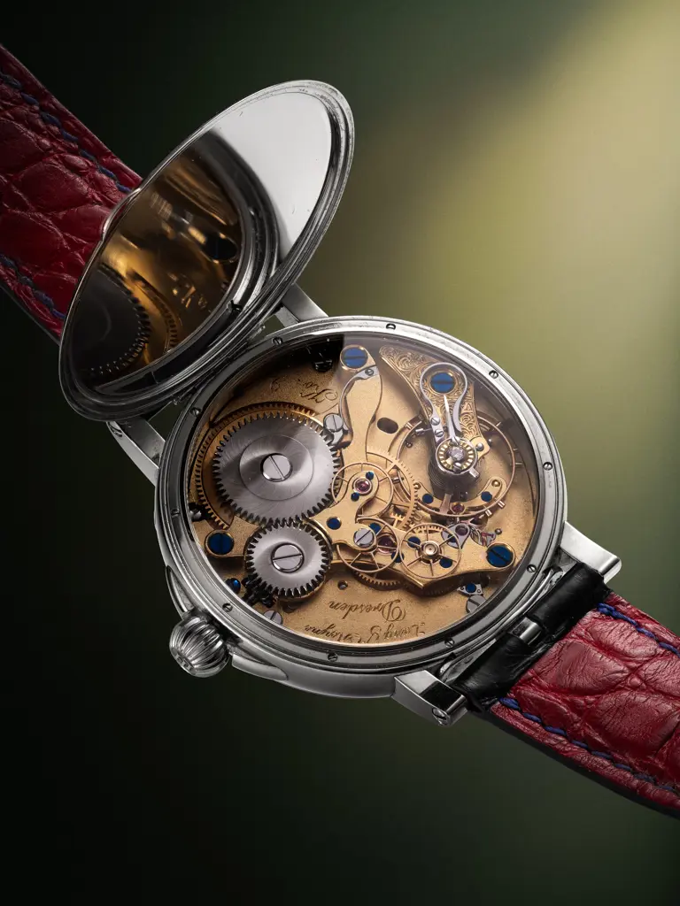 Lang & Heyne - Konrad, Bespoke hunter caseback and extra dial Image 1++